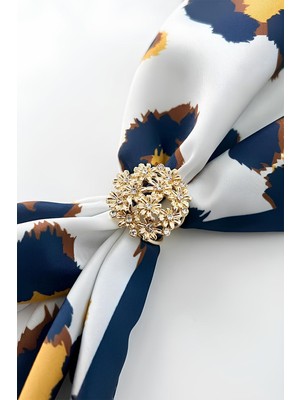 Hawwa Altın Fular Yüzüğü | Şal Yüzüğü | Eşarp Yüzüğü A13