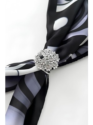 Hawwa Gümüş Fular Yüzüğü | Şal Yüzüğü | Eşarp Yüzüğü A14