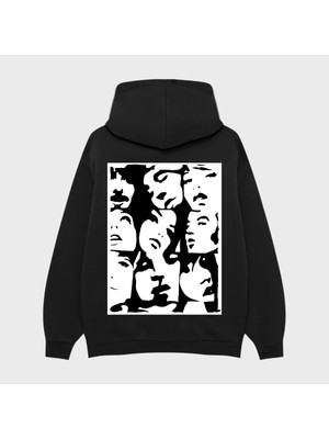 Camblys Yüz Sırt Basıkılı Oversize Sweatshirt