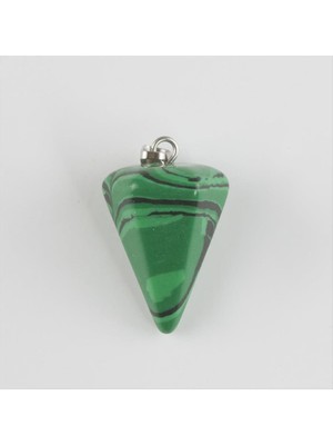 Linarx Malahit Pandül Doğaltaş Kolye Ucu