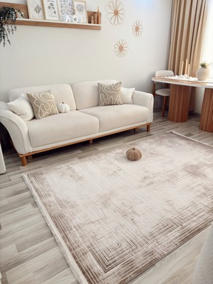 Andromeda Nazenin, Ipeksi Viskon Triko Akrilik Dokuma Halı Oturma Odası ve Salon Halısı