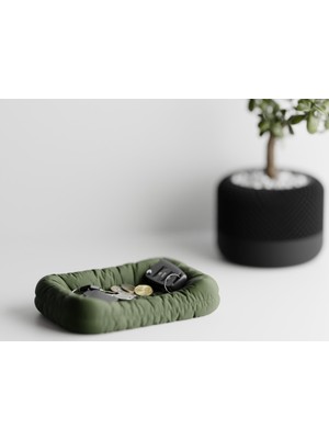 Antilop 3D Baskı Modern Masaüstü Organizer Tepsi | Anahtarlık Boşaltma Tepsisi | Minimalist Ev Ofis Düzenleyici