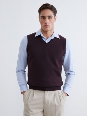 Lc Waikiki Yeni Sezon Standart Kalıp V Yaka Erkek Triko Süveter