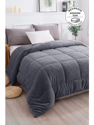 Evlen Home Collection Ultra Yumuşak Tek Kişilik Çift Taraflı Wellsoft Peluş Yorgan Yıkanabilir (Battaniye / Nevresim) 160 x 220 cm