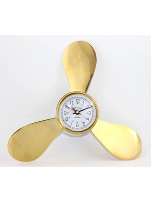 Magicool Pirinç Duvara Asmalı Pervane Tasarımı Saat KSK2057