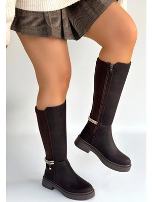 Mesga Butik Mojja Kahverengi Nubu Çizme