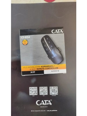 Cata Aybekon CT-9115 3X1000 3lü Aydınlatma Kumandası 1/2 Adet