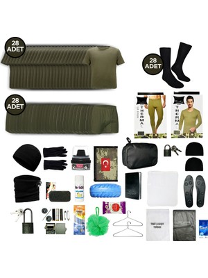 Askerimalzeme.com 28'li Kışlık Ekonomik Karacı Bedelli Asker Seti