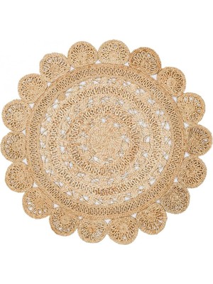 Eko Halı Solo CA-105 Dhurrie Xw Dekoratif Jüt Kilim