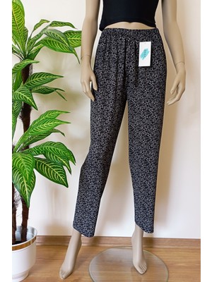 Vip Bera Tekstil Kadın Çiçek Desenli Yumuşak Likralı Esenek Penye Pijama Altı