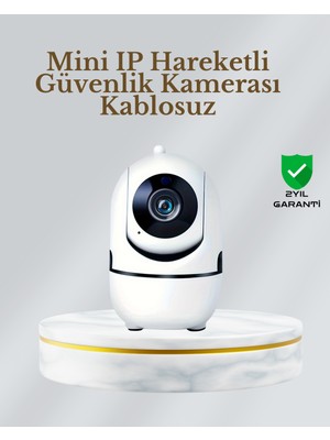 360° Dönen Akıllı Wifi Kamera – Uzaktan Kontrol ve Iki Yönlü Ses Özellikli