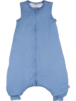 Bebesense Organik Bambu Ayaklı Uyku Tulumu – 2.5 Tog Giyilebilir Battaniye, Çift Taraflı Fermuar