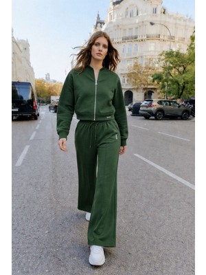 Oysho Fermuarlı Kısa Takım