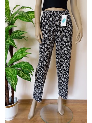 Vip Bera Tekstil Kadın Çiçek Desenli Yumuşacık Penye Pijama Altı