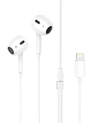 Hoco M1 Iphone Lightning Kulakiçi Mikrofonlu Kablolu KULAKLIK-(5775)