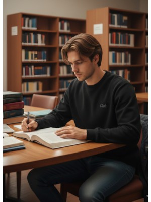 Urumday Genel Erkek Kompak Sıfır Yaka Sweatshirt