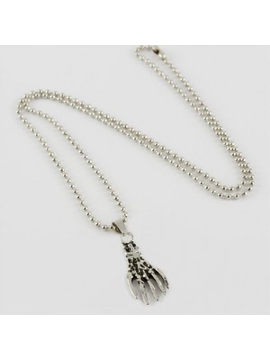 Marsilyan Iskelet El Figürlü Erkek Kolye