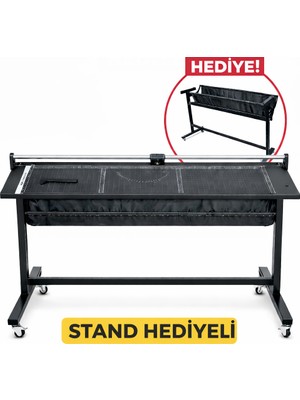 Goldpix Sürgülü Kağıt Kesme Giyotini 120 cm – Ayaklı Standlı Model