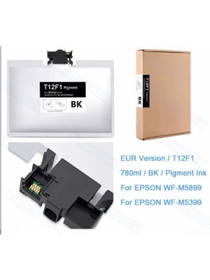 Oratek EPSON WF-M5899DWF/WF-M5399DW T12F1 Xxl Siyah Ithal Muadil Kartuş 780 ml  40.000 Sayfa