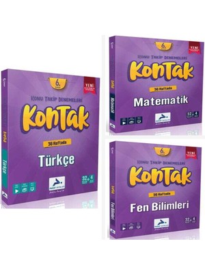 Paraf 6. Sınıf Türkçe & Matematik & Fen Kontak Set