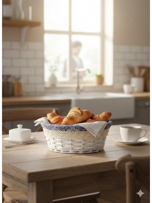 Panalı Doğal Hasır Organize Sepet – 30X30X11 cm