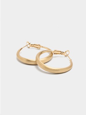 Parfois Mat Pürüzsüz Yüzeyli Halka Küpe