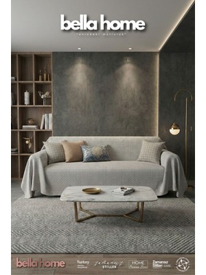 Bella Home Örme Polarlı Koltuk & Kanepe Örtüsü - Yumuşak Dokulu & Modern Tasarım