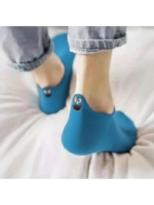 Bemp 4’lü Emojili 36-39 Numara Kadın Patik Çorap