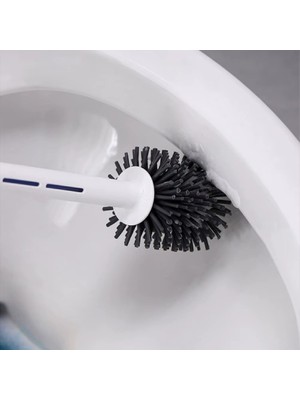  deterjan hazneli silikon tuvalet fırçası – hijyenik esnek klozet temizleme fırçası