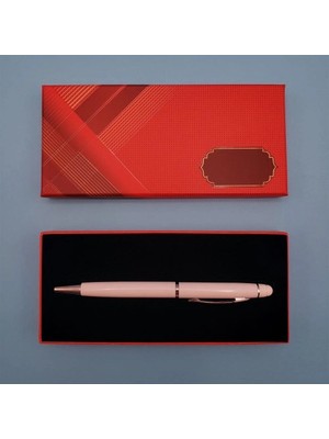 Nevamel Kutulu Beyaz Tükenmez Kalem