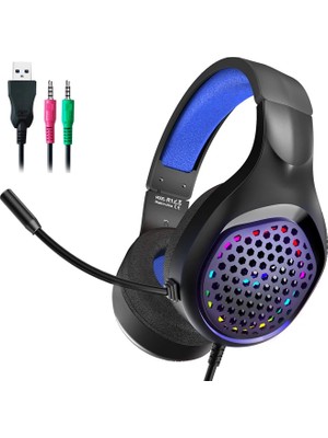 Xmowi R1 Mikrofonlu Rgb Kulaklığı Pc- Dizüstü ve PS4-(5775)