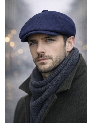 Kaşe Lastikli Beckham Peaky Blinders Kasket Şapka