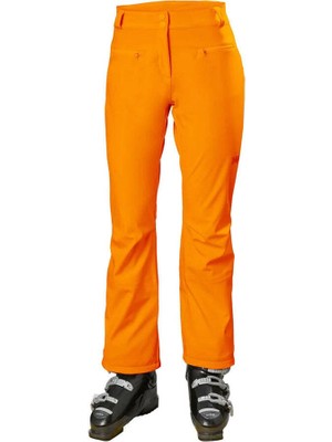 Kadın Helly Hansen W Bellıssımo 2 Pantolon Turuncu Renkli Esnek Kumaşla Kayak İçin Tasarlandı