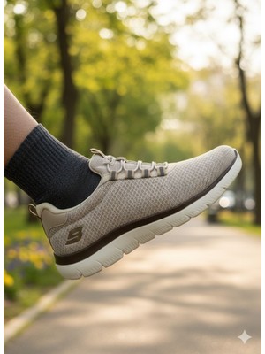 İnallar Ayakkabı Bewild Unisex Ortopedik Taban Günlük Kullanıma Uygun Mevsimlik Spor Ayakkabı Reflektör Baskılı