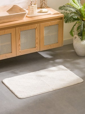 Lc Waikiki Yeni Sezon Geometrik Desenli Banyo Paspası 60X100 cm