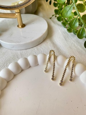 Vıp 14K Xuping Drops Suyolu Küpe