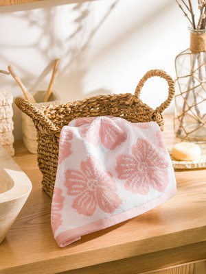 Lc Waikiki Yeni Sezon Çiçek Nakışlı Yüz Havlusu 50X80 cm