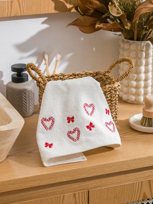 Lc Waikiki Yeni Sezon Yılbaşı Temalı Pamuklu Yüz Havlusu 50X80 cm