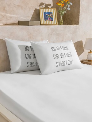 Lc Waikiki Yeni Sezon Yazı Baskılı Yastık Kılıfı 2'li 50X70 cm