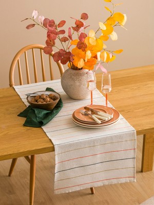 Lc Waikiki Yeni Sezon Çizgi Nakışlı Runner 45X150 cm