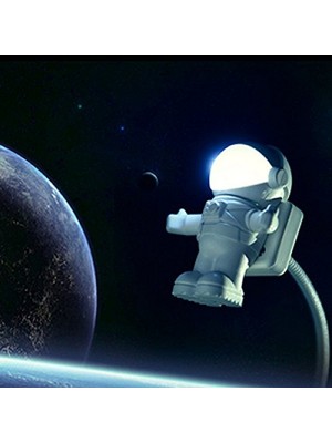 River World USB Kullanımı Olan Astronot Lamba