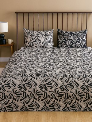 Lc Waikiki Yeni Sezon Yaprak Desenli Çift Kişilik Yatak Örtüsü