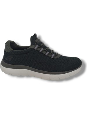 Zerhan 4344 Unisex Haki Çorap Model File Hafif Taban Loafer Spor Ayakkabı