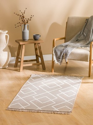 Lc Waikiki Yeni Sezon Desenli Çift Taraflı Püsküllü Kilim 80X150 cm