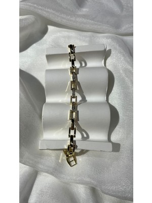 Gold Zirkon Taş Detay Xupingjewelry Bileklik