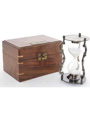 Ahşap Kutulu Pirinç Kumsaati KSK2060 FLZR-RS34