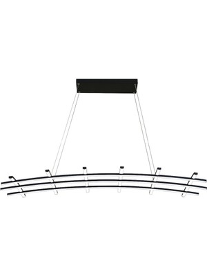 Avize Pazarı Soop Izgara LED Avize Sarkıt Avize 120X40 cm 108 Watt