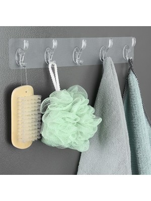 Yapışkanlı 5 Kancalı Askı FLZORA-RS3456