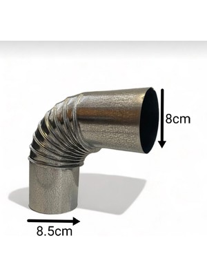 Sobacıoğlu Pelet soba Mangal Bacası Dirseği