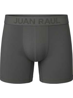 Deepsea Erkek Antrasit Pamuklu Likralı Boxer – Ultra Konfor – Büyük Beden Boxer 2603120